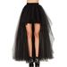 Aria Basics Aria Basics 's Best-selling Swallowtail Mesh Tutu Skirt, European American Sexy Black Adult With Short Front And Long Back,_ecoleips.com