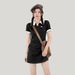 New Women's Two Piece Swimsuit Set Conservative Tummy Concealing Slimming Flat Heel Sporty Hot Spring Summer Outfit For Students_ecoleips.com