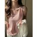 2026 New Women Summer Casual Tank Tops Solid Color All-Match Basic Sleeveless Vest Female Korean Simple Loose O-Neck Camis Top_ecoleips.com