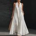 Women's V-Neck Sleeveless Maxi Dress Summer Vacation Beach Coverup Flowy 5 Solid Colors Available_ecoleips.com