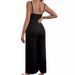 Women's Clothing Black Maternity Suspender Jumpsuit Loose And Slim Casual Outer Wear Maternity Wear_ecoleips.com