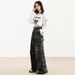 American Camouflage Workwear Jeans For Women In Spring 2025, New High Waisted Slim And Spicy Girl Horseshoe Horn Pants_ecoleips.com