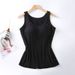 2025 Women's Vest Tops With Built In Bra Neck Vest Solid Color Padded Slim Fit Tank Tops Sexy Shirts Feminino Casual Tank Tops_ecoleips.com