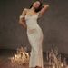 Women's Printed Suspender Strapless Dress, Fashionable Hot Selling, Sexy And Spicy Girl Temperament, Backless Fishtail_ecoleips.com