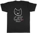 Women's T-Shirts Meow Mens T-Shirt Pet Kitten Cat Lover Unisex Tee Gift_ecoleips.com
