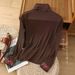 A Winter And Autumn-Style Retro, Artistic Embroidery Top With High Collar And Made Of Warm Polyester Fabric Perfect As_ecoleips.com