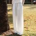 Suitable For All Seasons Korean Style Tencel Linen Wide-Leg For Women, Summer New Loose Casual Thin Solid Color Long Pants, Versatile Slimming_ecoleips.com