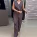 Women's Clothing Summer New Fashion Layered Solid Color Wide leg Jumpsuit Women's Clothing_ecoleips.com