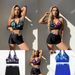 Women's Clothing Split Swimsuit Women's Digital Printing Lace Up Halter Neck Boxer Shorts Sexy Bikini_ecoleips.com