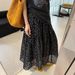 Verve Floral A-line For Women 2025 Summer New Fashion Stylish Chiffon Skirt Trendy_ecoleips.com