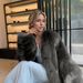Winter New Mao Mao Thin V-neck Coat Women's Premium Lazy Style Coat_ecoleips.com