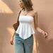 Aria Basics Aria Basics Cross-Border Foreign Trade Women's Fashion 2025 Summer European And American Sexy Tube Top Sleeveless Stretch_ecoleips.com