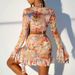 Aria Basics Foreign Trade Swimwear 2026 New European And American Fashion Printed Beach Dress Bikini Four-piece Swimsuit For_ecoleips.com