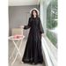 Ethereal Fairycore Dress For Women – Elegant Flowy Summer Dress In White/Black/Khaki (S-L)_ecoleips.com