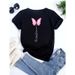 European And American Clothing With Round Neck, New Casual Dandelion Floral Plus-size Women's Wear_ecoleips.com
