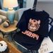 2026 Tiger Head Heavy Embroidery Pure Cotton Short Sleeve T-shirt For Men And Women, Extra Large Size 150kg Loose Fit_ecoleips.com