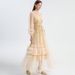 Women's Clothing Luxury Banquet Evening Dress Puffy Dress Spring And Summer Mesh Gauze Heavy Sequins Fungus Perspective Dress_ecoleips.com