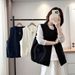 Women's Vest, New Spring And Autumn Korean Style, Simple, Slimming, Layered, Fashionable, Versatile, Sleeveless,_ecoleips.com