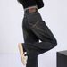 Retro High-Waisted Wide-Leg Jeans For Women, 2025 New Spring/Autumn Style, Petite American Loose Fit Narrow Straight_ecoleips.com