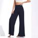 Women's High Waisted Wide Leg Pants - Stretchy Flowy Trousers For Work & Casual, Straight Leg Lounge Pants (Black/Burgundy/Navy/Gray)_ecoleips.com