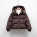 Pinghu Short Down Jacket For Women Winter New Korean Version Regular Simple Hooded Petite Warm Puffer Coat_ecoleips.com
