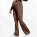 K Pregnant Women Wide-leg Trousers With Crisscross Waistband And High-waisted Casual Slim-fit Maternity Bell-bottom Pants_ecoleips.com