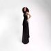 Women's Autumn Bodycon Long Skirt European Style Tie up Back Beaded Neckline New Style from Amazon Cross Border Collection_ecoleips.com