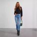 European And American Foreign Trade Cross-border Supply Fashion Retro Slim-fit Stretch Jeans For Women_ecoleips.com