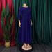 C8621 Foreign Trade Women's 2025 New Model Mid-Length Elegant Fashionable A-Line African Dress_ecoleips.com