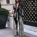 Women's Clothing Spring And Autumn Printed Long Sleeved Trousers Casual Shirt Two Piece Suit_ecoleips.com