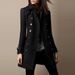Women's Wool-Blend Trench Coat - Double-Breasted Mid-Length Coat For Autumn/Winter, Slim Fit, Polyester Blend, Office & Casual Wear_ecoleips.com