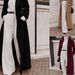 Womens Winter Solid Color Long Warm Woolen Dress Coat Casual Multiple Color Options Thick Wool Blend Overcoat_ecoleips.com