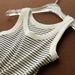 Women's Pure Cotton Striped Camisole Vest Summer Top to Cover Side Breasts All Match Outer Wear Inner Wear Bottoming_ecoleips.com