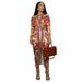 Women's Sexy V-Neck Long Sleeve Dress European American Style Export Quality Slit Design Bestseller_ecoleips.com