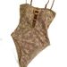 Women's Bohemian Style One Piece Swimsuit Summer Sexy Strappy Backless Design Vacation Fashion Regular Fit Polyester_ecoleips.com