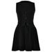 Women's Clothing New Suits Sexy Fashion V Neck Sleeveless Vest Solid Color Pleated Skirt Two Piece Suit_ecoleips.com