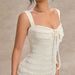 Voya New European And American Summer Dress: Fashionable, Sweet, Elegant, With Wavy Pattern, Tie-Neck, Strapless_ecoleips.com