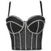 Lu Qiuguo Women's Strapless Bra, Slim-Fit French Fishbone Sexy Corset With Straps DB1276_ecoleips.com