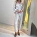 Women's Clothing 2 Piece Set Large Size Cotton And Linen Shirt Set High Waist Loose Nine Points_ecoleips.com