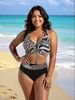 Aria Basics 2025 New Bikini For Women Plus Size Plus-Size Two-Piece Set Huludao Swimwear Wholesale_ecoleips.com