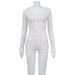 Floral Print Suit Low Cut round Neck Long Sleeved Top And Shorts Set European And American Style Home Clothes for Women_ecoleips.com