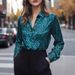 Aria Basics Aria Basics Cross-Border 2025 New Printed Leopard Print Spring Autumn Casual Fashion Shirt European And American Women's_ecoleips.com
