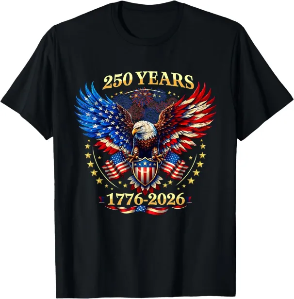 Women's T-Shirts 250 Anniversary USA 250th Years 4th July Independence Day T-Shirt_ecoleips.com