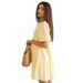 European American Fashion Cross-border Women's Clothing, New Spring-summer Collection, Solid Color Casual V-neck_ecoleips.com