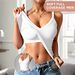 Cross-border Sexy V-neck Camisole Women, European And American Style, Solid Color, Suitable For Layering Or Wearing_ecoleips.com