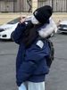 girl Korean Style Couple Down Cotton Jacket Winter New Thickened High-end Feel Petite American Retro Parka_ecoleips.com
