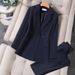 Advanced And Competent Suit Jacket, Interview Work Uniform, Host Professional Attire, Female_ecoleips.com
