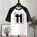 Women's American Style Oversized T-Shirt Short Raglan Sleeve Color Blocking Patchwork Summer Fashionable Versatile Top_ecoleips.com