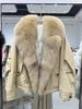 Detachable Fox Fur Collar Thick Down Parka Coat For Women - Stylish Winter Jacket With Removable Lining, Sweet & Cool Aesthetic_ecoleips.com