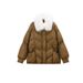 girl Girl Winter "Snow Top Fox" French Style Goose Fox Fur Loose Warm Down Jacket Coat 18706_ecoleips.com